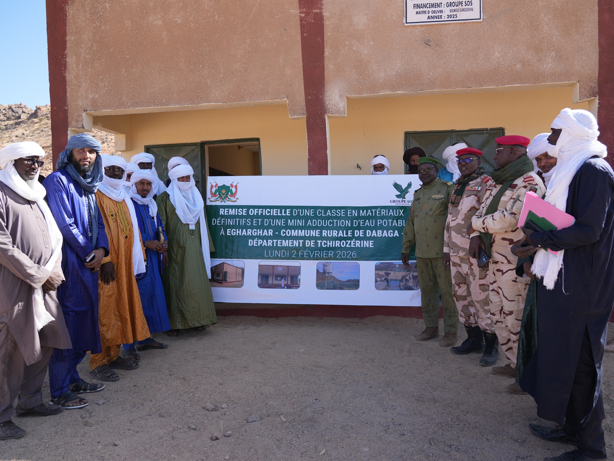 Agadez : le Groupe SOS investit 42 millions de francs CFA pour l’accès à l’eau potable et à l’éducation à Egharghar